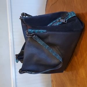 Like NEW Coach snake embossed bag